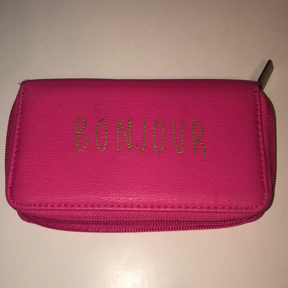 hello bonjour clutch